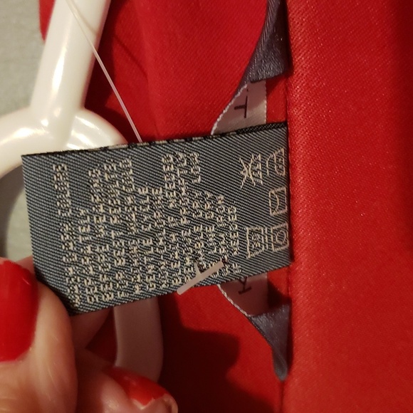 Koret Red Lady's Soft Glass Beaded and Appliqued Shirt So Classy! - Picture 4 of 8